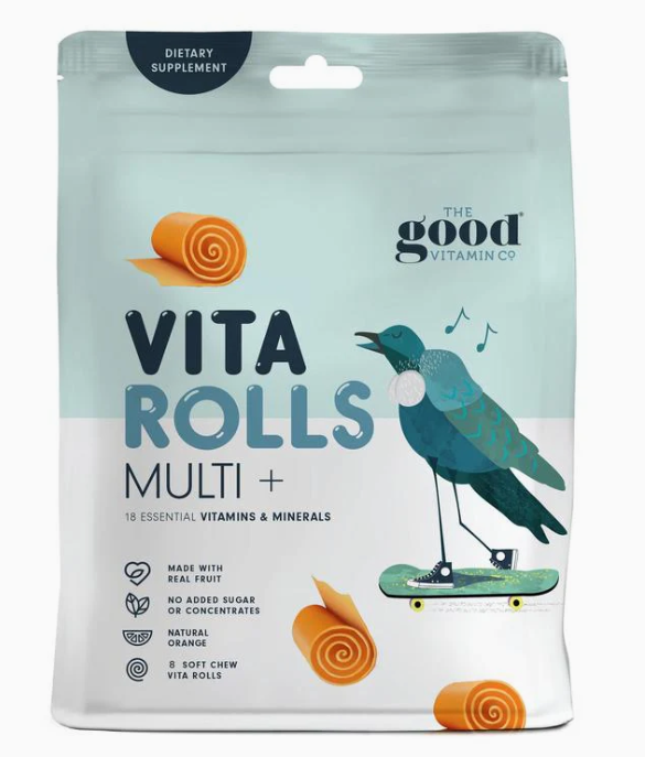 The Good Vitamin Co vita rolls Multi+ 水果卷【多维】一包8个【保质期2027/12】